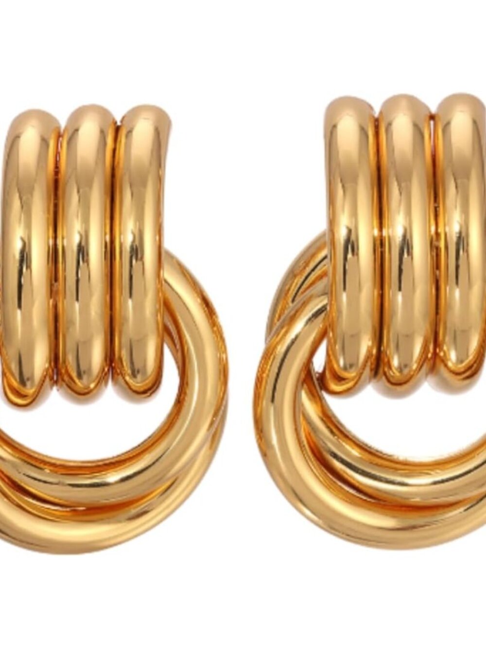 Mini Knot Earrings – Sculptural Twisted Design – Lightweight